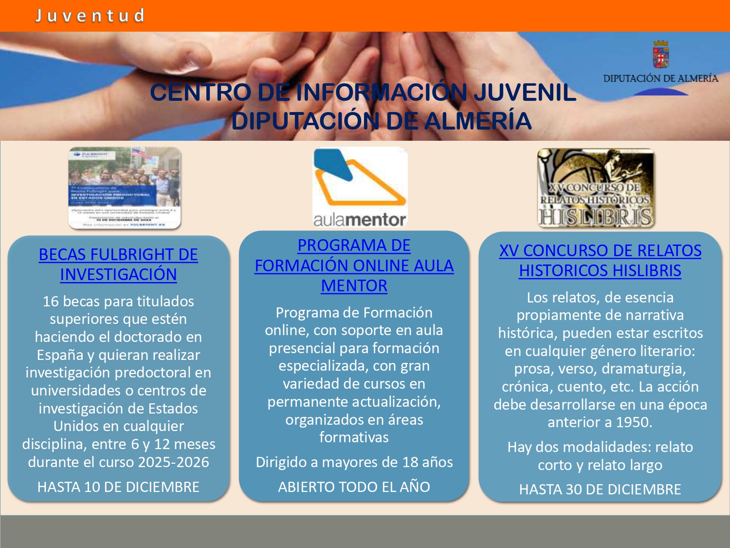 CENTRO INFORMACIÓN JUVENIL DIPUTACIÓN PROVINCIAL